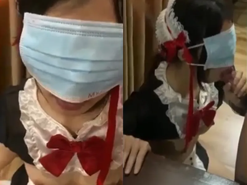 Cô bạn gái việt dâm cosplay nô lệ tình dục liếm bú con cu điêu luyện